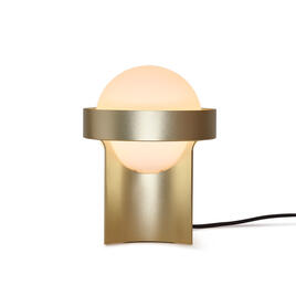 Tischlampe Loop Gold mit Sphere IV Large