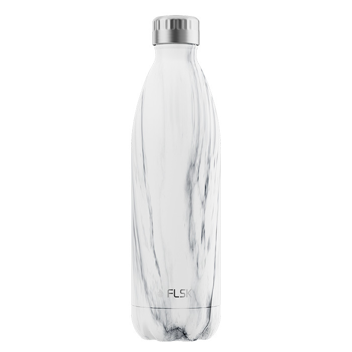 FLSK Trinkflasche WHITE MARPLE 1000ml